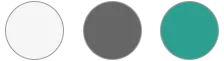 輪椅王 三個圓圈連續顯示。第一個圓圈是淺灰色，中間圓圈是深灰色，最後一個圓圈是青色，類似Robotter X60介面的時尚設計。