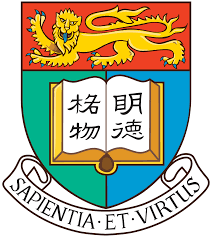 輪椅王客戶 圖為香港大學校徽。它的特點是盾牌上有一條紅綠背景的金龍，還有一本漢字書。盾牌下方有一條白色絲帶，上面刻有拉丁語座右銘“Sapientia Et Virtus”，意思是“智慧和美德”。